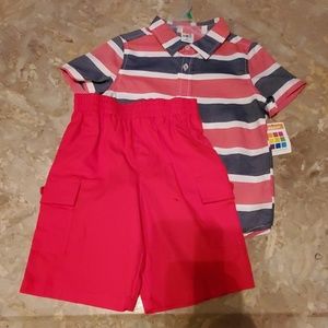 Healthtex 5T shirt and shorts pair